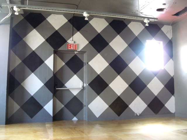 Shining Floors reflect the gingham! Floors by Kevin Sousa and buddy Jason.