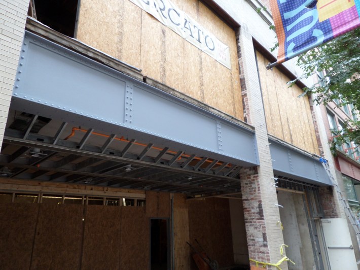 Beams made entirely from wood by Shamrock Builders LLC!