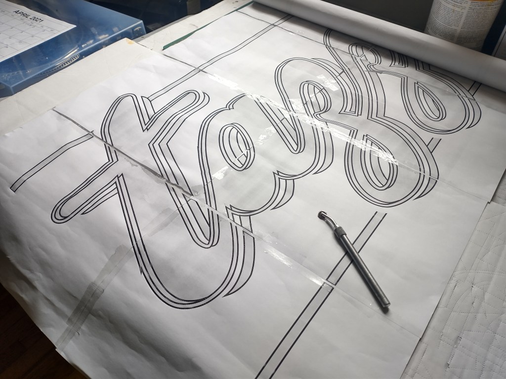 Sign Design and layout